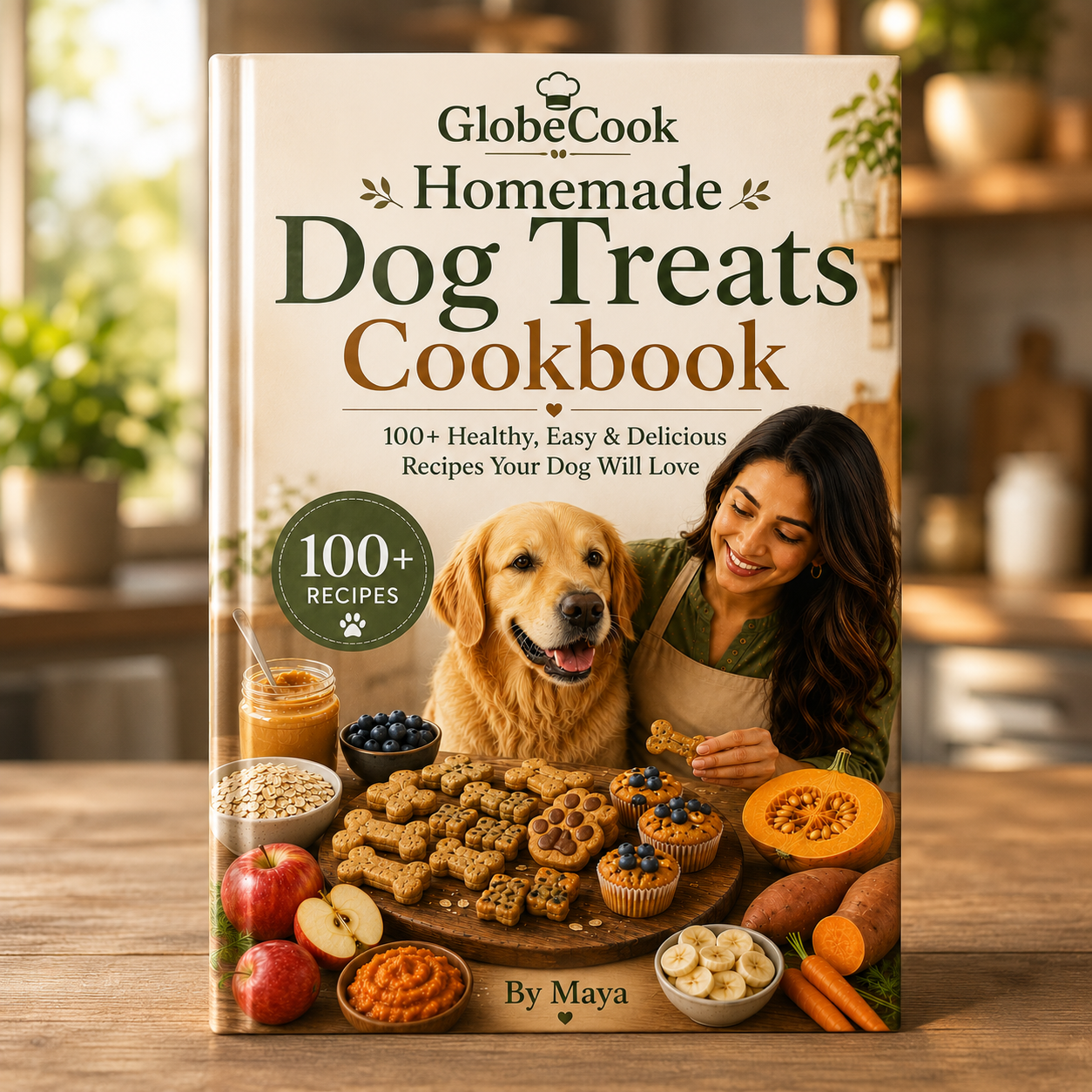Homemade Dog Treats Cookbook by Maya