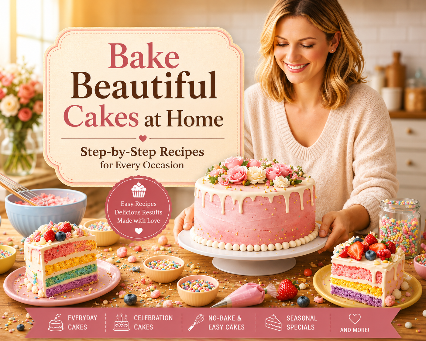 Cake Mastery Collection  2500+ Cake Recipes & Baking Secrets