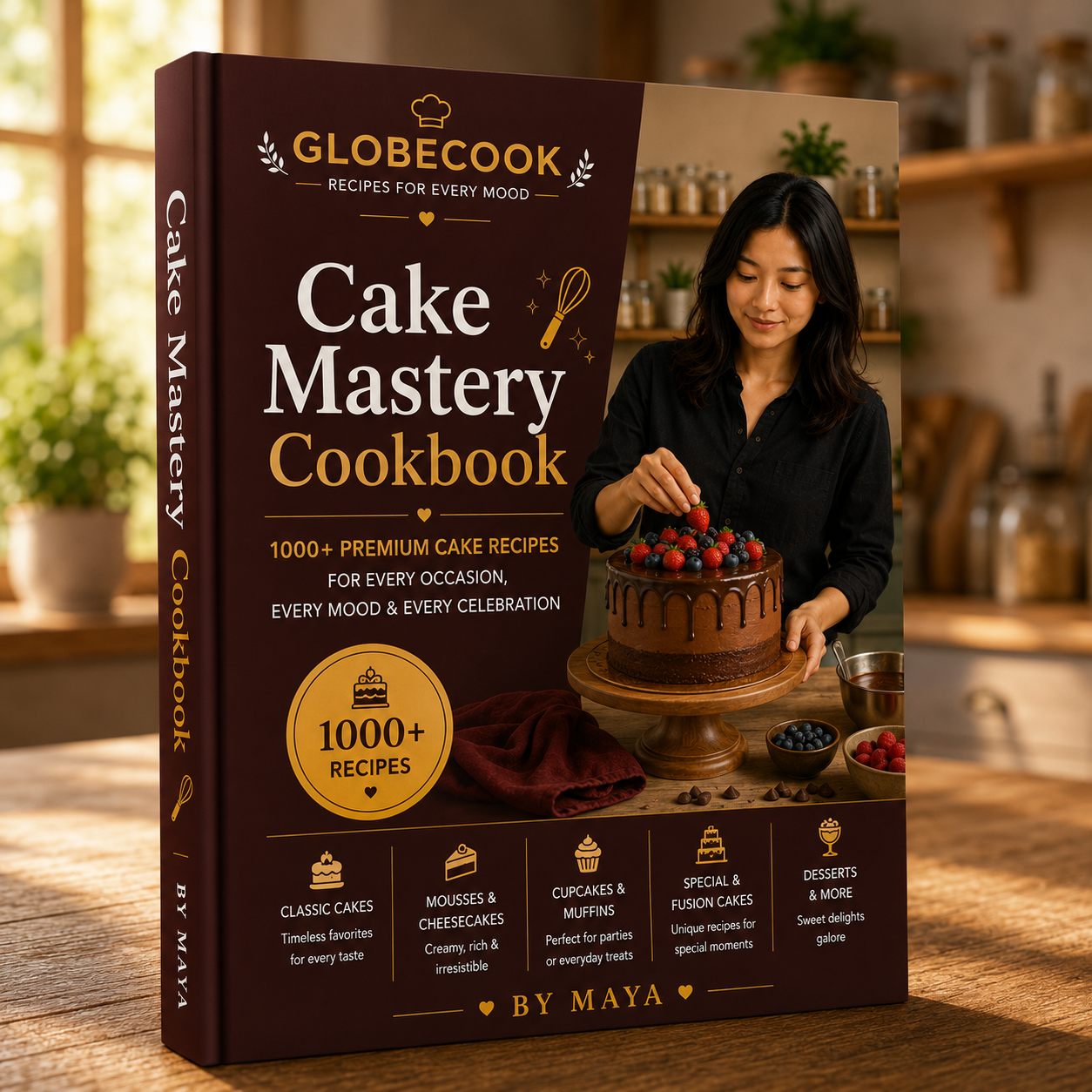 Cake Mastery Cookbook by Maya