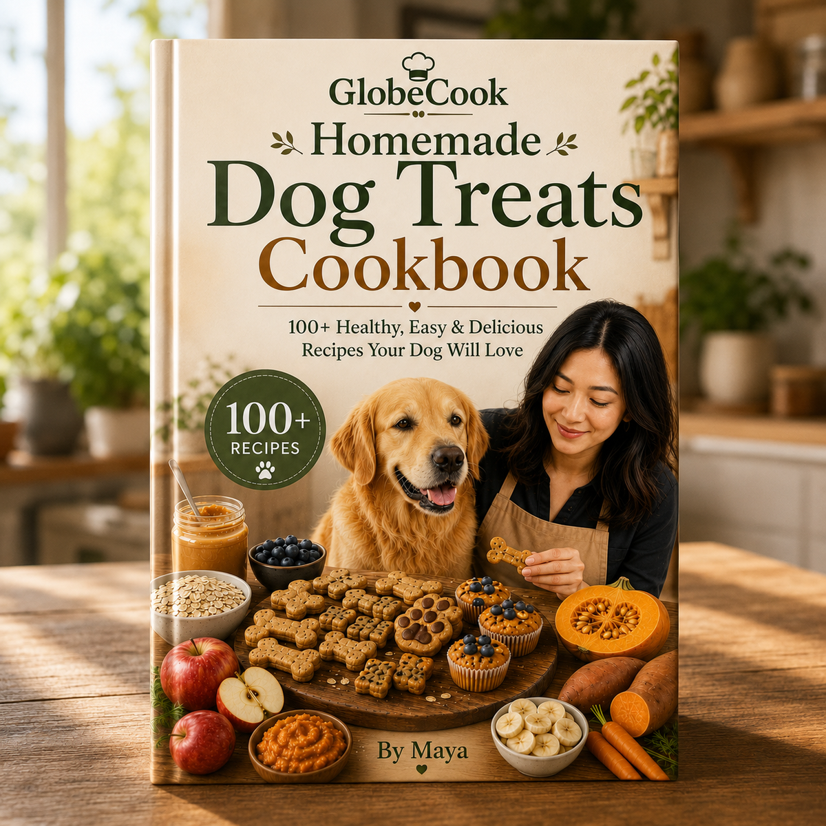 Homemade Dog Treats Cookbook by Maya